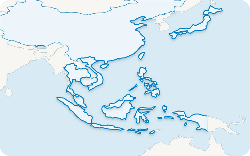 Asia - 12 country pack